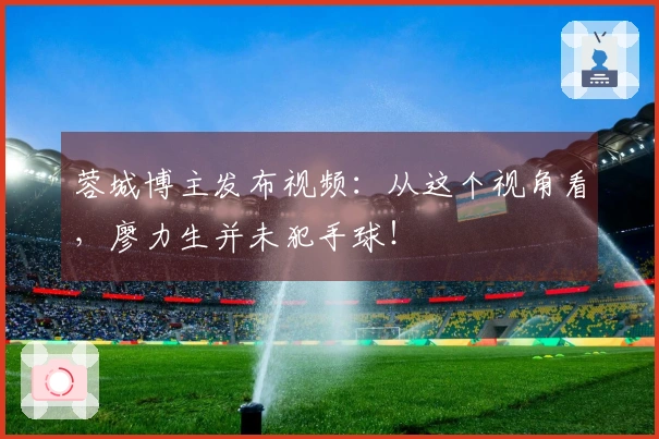 蓉城博主发布视频：从这个视角看，廖力生并未犯手球！